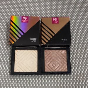 Makeup Geek Highlighters in Lit and Luster.